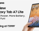 The Galaxy Tab A7 Lite gets new listings. (Source: Samsung)