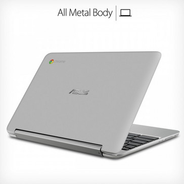 Asus Chromebook Flip C101PA-DB02 notebook mode (Source: Asus)