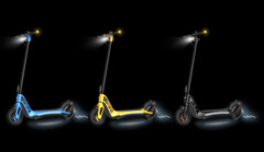 The 2023 Bugatti Bytech electric scooter has a 1,000 W peak power. (Image source: Bugatti Bytech)