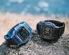 The GBX-H5600-2 (blue) and GBX-H5600-1 (black) pair G-LIDE’s surf-ready design with heart rate tracking and fitness features.