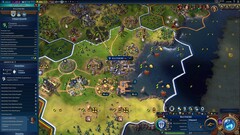 A detailed city overview showcasing the depth that Civilization 6 has to offer gamers as a turn-based strategy game