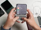 Despite having a keyboard, the Clicks Communicator is relatively compact.