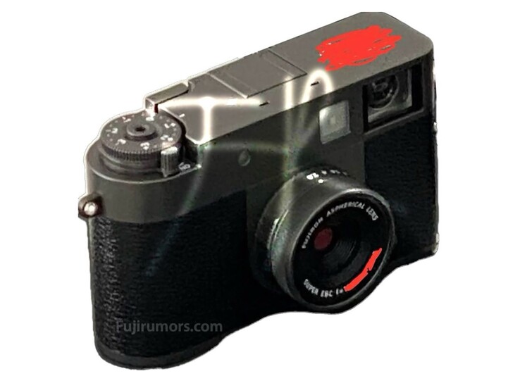 This is how Fujifilm's new half-frame camera is supposed to look like (Image source: FujiRumors)