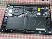 The 14-inch laptop is small but mighty with its 72Wh battery.