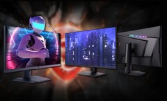 The MSI Optix MPG341QR, Optix MPG321UR-QD, and Optix MPG321QRF-QD monitors have been unveiled. (Image source: MSI - edited)