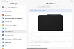 Xiaomi Pad 7: Settings page