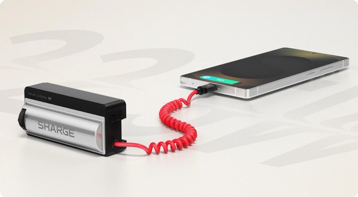 The Sharge Grip Power Bank. (Image source: Sharge)
