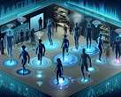 WhoFi can identify people within a Wi-Fi area with an accuracy of 95.5%. (image source: DallE3)
