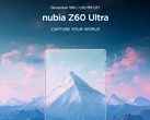 The Z60 Ultra is coming. (Source: Nubia)