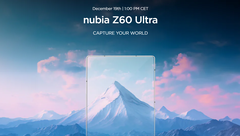 The Z60 Ultra is coming. (Source: Nubia)
