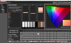 ColorChecker before calibration