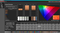 ColorChecker before calibration