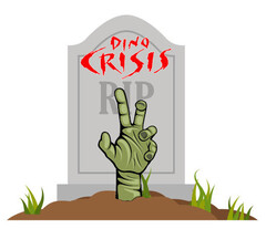 Dino Crisis is back from the grave, thanks to the coding necromancers at GOG. (Image source: Dino Crisis logo and Clipart, w/ edits)