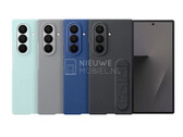 The Galaxy Z Fold7 can already be seen in its four launch colours via these leaked first-party cases. (Image source: via NieuweMobiel)