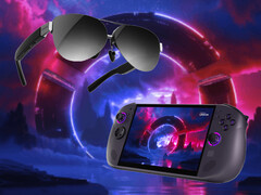 The Legion Go S seems set to launch with second-generation smart glasses. (Image source: Evan Blass - edited)