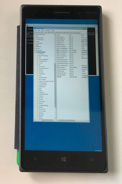 Windows 10 on ARM shown running on a Lumia 1520. (Source: @gus33000 on Twitter)