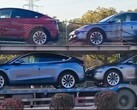 Tesla China already ships out Model Y Juniper units (Image source: DriveGreen/X)