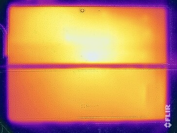 Stress test surface temperatures (bottom)