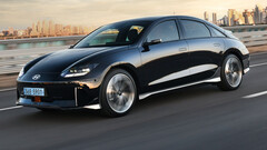 Hyundai's Ioniq 6 officially beats out the Tesla Model 3 in the slightly-more-affordable-EV battle. (Image source: Hyundai)