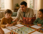 During a D&D session, a game master noticed that a child had difficulty distinguishing between yellow and blue – a sign of a rare form of color blindness. (Image source: OpenAI)