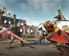 Black Desert's reviews are mixed as of late, but overall reviews still remain "Mostly Positive". Pictured - Official artwork from the game. (Image source: Steam)