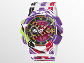 Casio’s G-Shock x Evangelion GA110EVA307A watch (pictured) has been released in North America and Europe. (Image source: Casio)