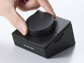 The Elecom 8-in-1 USB-C docking station can also be used as an input controller, with four buttons and a jog dial.