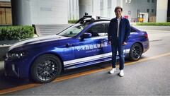 Lei Jun with a Pilot prototype. (Source: Lei Jun via Xiaomi)