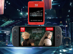 Final Fantasy 7 Remake Intergrade Switch 2 Game-Key Card shown (Image source: Square Enix, Nintendo of America with edits)