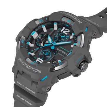 The case is made with carbon fibre-reinforced resin. (Image source: Casio US)