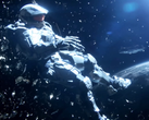 A screengrab of the ending sequence of Halo 4
