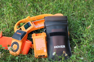 Waterproof bags for the batteries are included