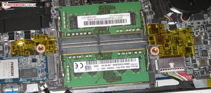 Two working memory slots are available.