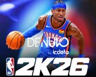 Banner for NBA 2K26 and Denuvo is shown