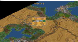 OpenTTD is an open-source remake of Transport Tycoon Deluxe. (Image source: OpenTTD)