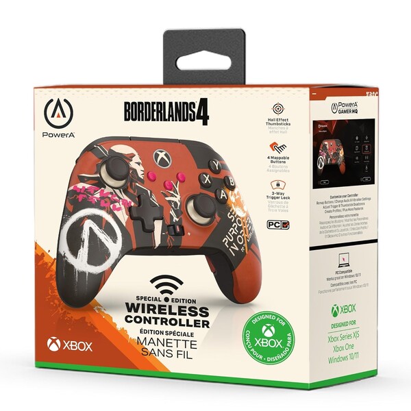 The PowerA Wireless Controller for Xbox Series S|X is also compatible with Xbox One and PCs.