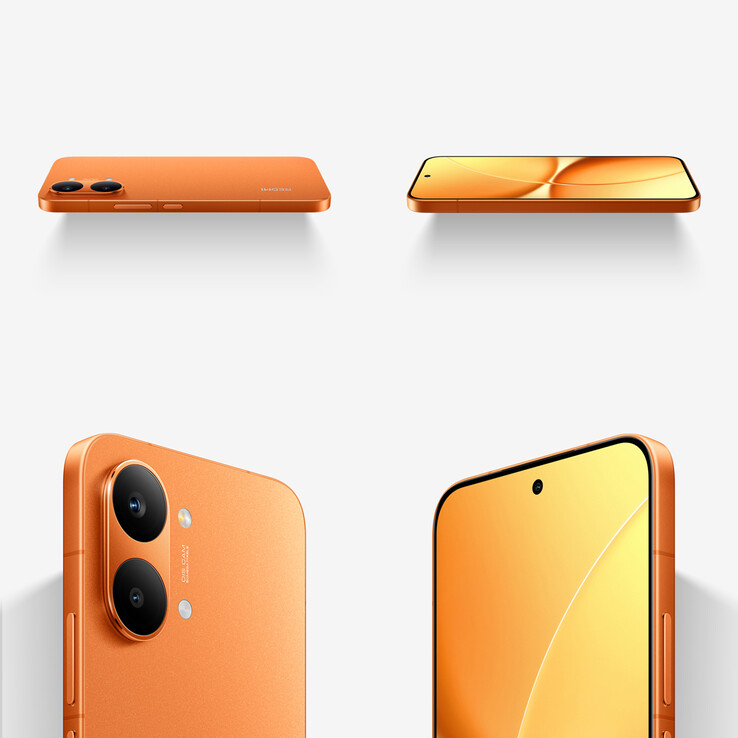 The Sunshine Orange colorway of the Turbo 5 Max (Image source: Redmi - edited)