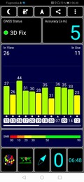 GPS Test outdoors using the Huawei P Smart Z