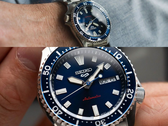 The Seiko SRPL83K1 (pictured) has a deep blue dial.