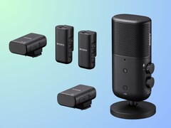 Sony's new desktop and portable wireless microphones (Image Source: Sony)