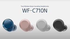 The Sony WF-C710N earbuds are available in four colors. (Image source: Sony)