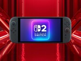 Mockup of Switch 2 OLED console shown