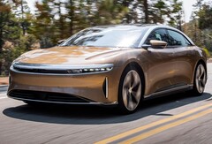 The electric Lucid Air sedan (Image source: Lucid)