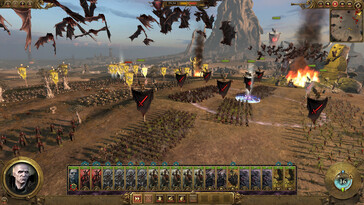 An image showing a battle in Total War: Warhammer.