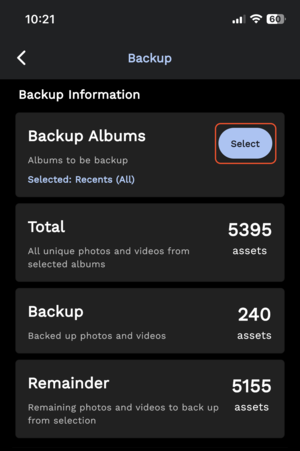The iOS and Android Apps are equally polished and will let you automatically backup your camera roll to your server (Image source: Immich)