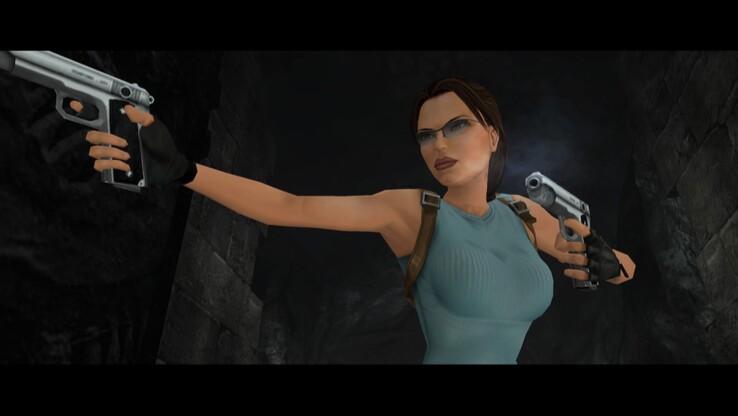 The release emulates the 2007 PS2 game, a rebuild of the 1996 adventure that introduced Lara Croft.