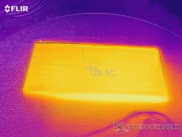 ...compared to that of the Galaxy Note 10+. (Source: Notebookcheck)