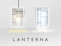 The Panasonic LANTERNA smart light can project images or videos on its sides. (Image source: Panasonic)