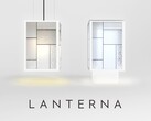 The Panasonic LANTERNA smart light can project images or videos on its sides. (Image source: Panasonic)