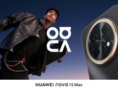 The Huawei Nova 15 Max in black colorway